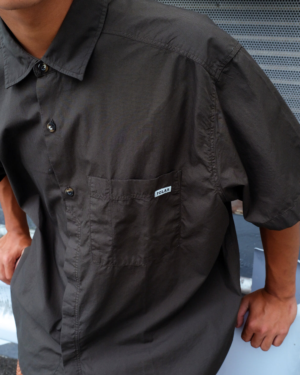 POLAR - Mitch Shirt "Dirty Black"