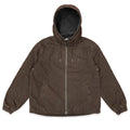 DANCER - Hooded Work Jacket  "Brown Enzyme Wash"