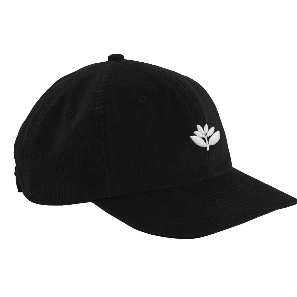 MAGENTA - BOSSED CORD 6P HAT "Black"
