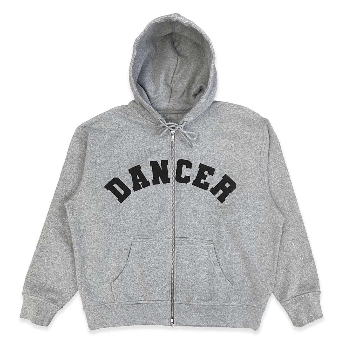 DANCER - Varsitty Zip Hoodie  "Heather Grey"