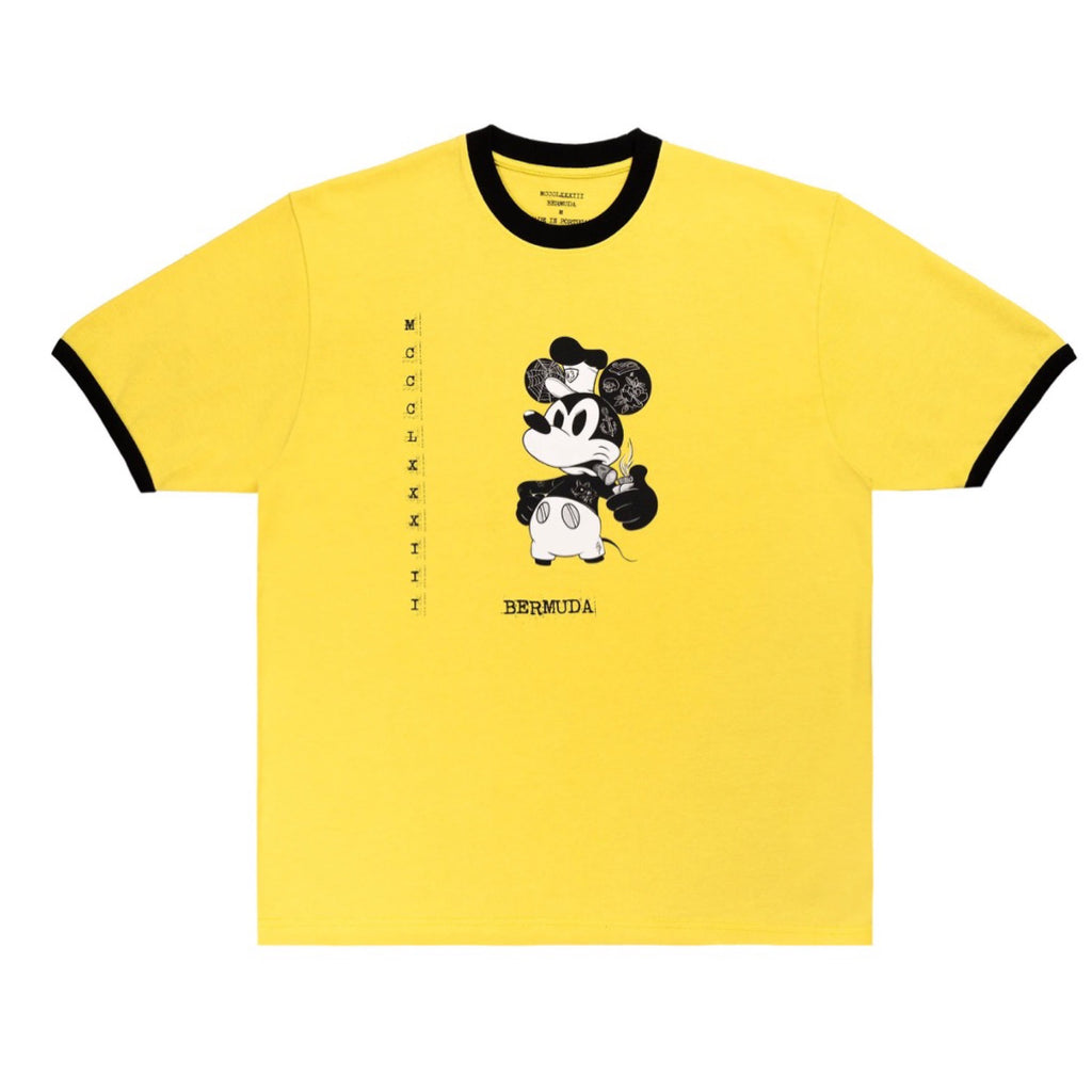 BERMUDA 1383 - Erik Ringer Tee "Yellow"