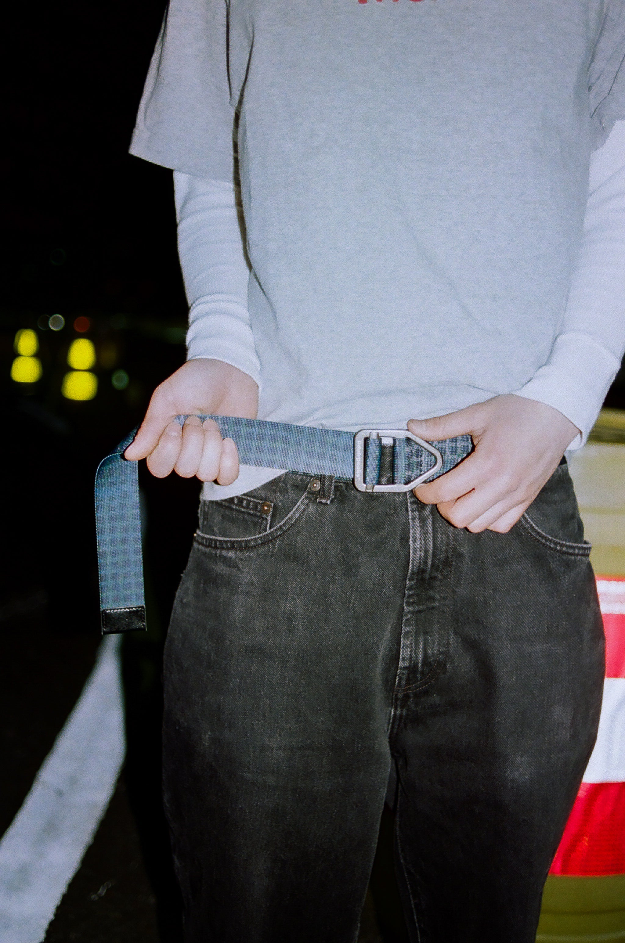 Lidairpeaks - Nite Camo Belt "Acid Blue"