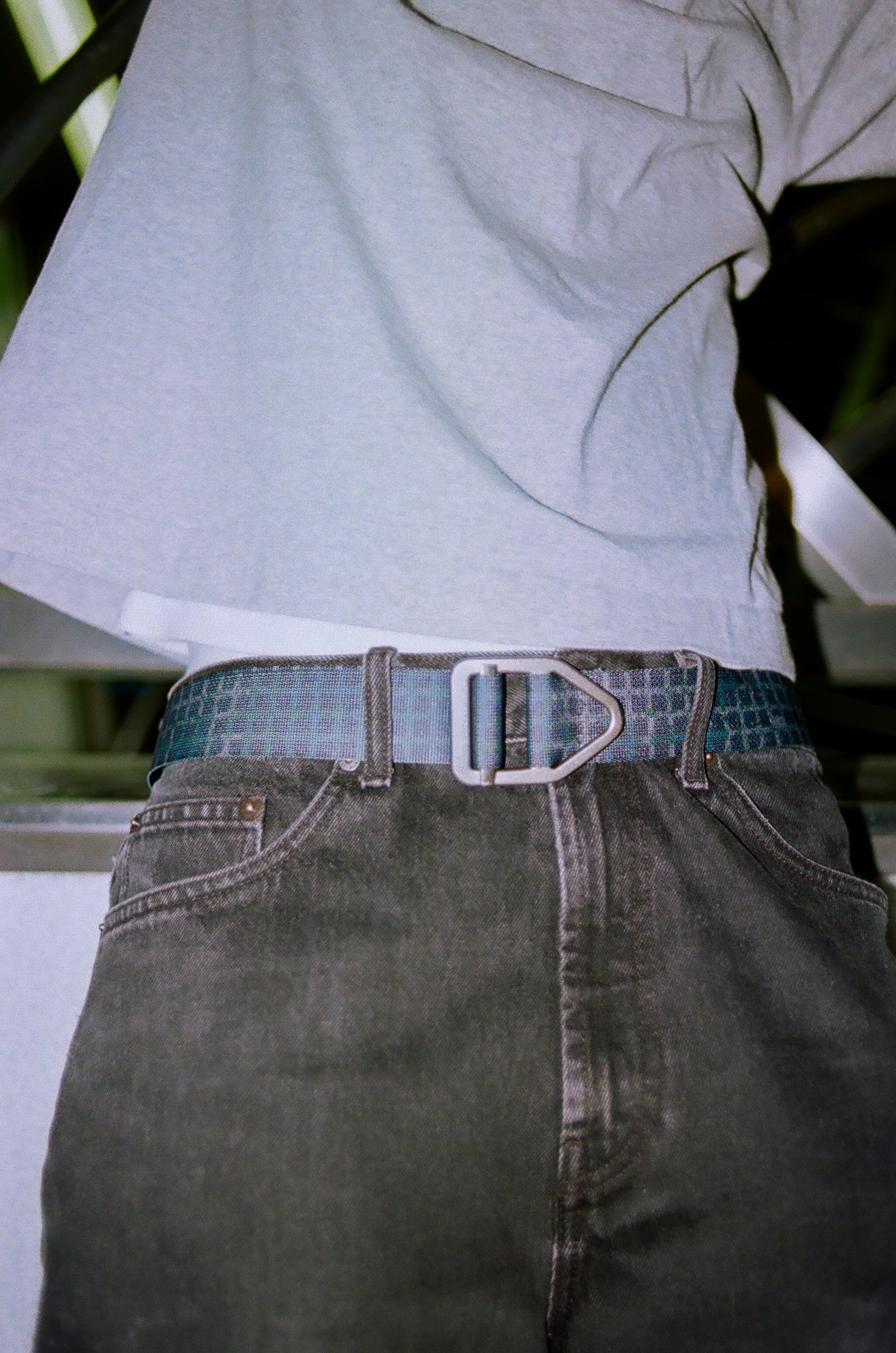 Lidairpeaks - Nite Camo Belt "Acid Blue"