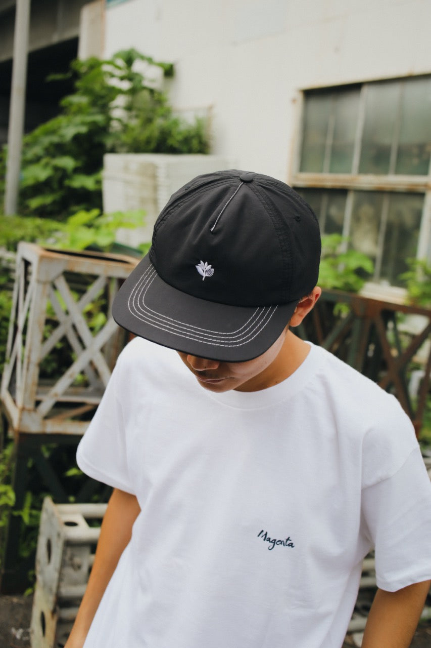 MAGENTA SKATEBOARDS - PLANT NYLON SNAPBACK "BLACK"