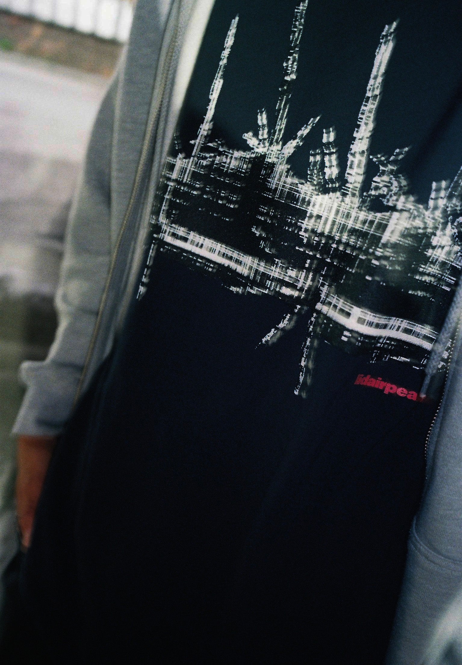 Lidairpeaks - Plaid cactus tee "Navy"