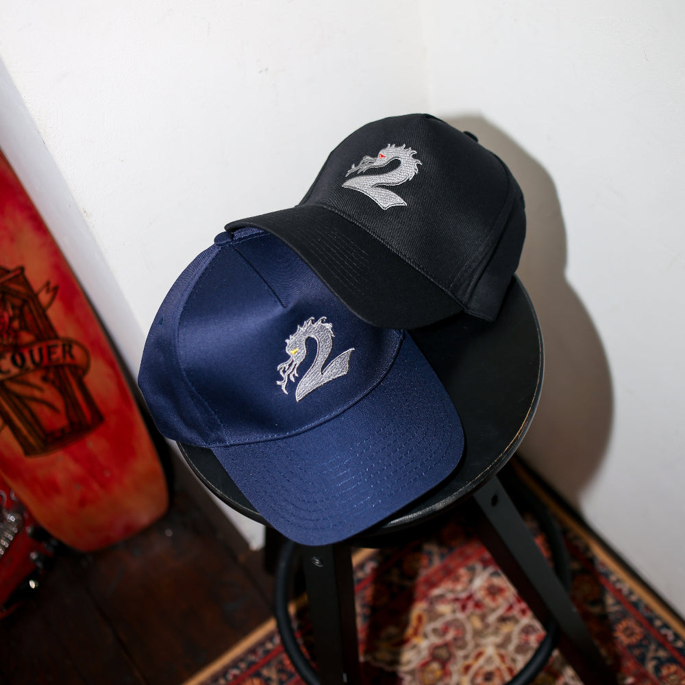 2 RISER PADS - Dragon Hat "Navy"