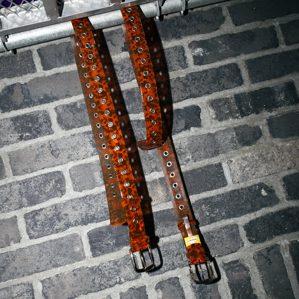 LOLA'S HARDWARE - FURY PVC BELT "Tiger Orange"