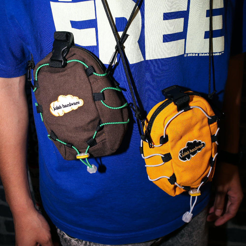 LOLA'S HARDWARE - CLOUD LOGO SHOULDER & WAIST BAG "Golden Yellow"