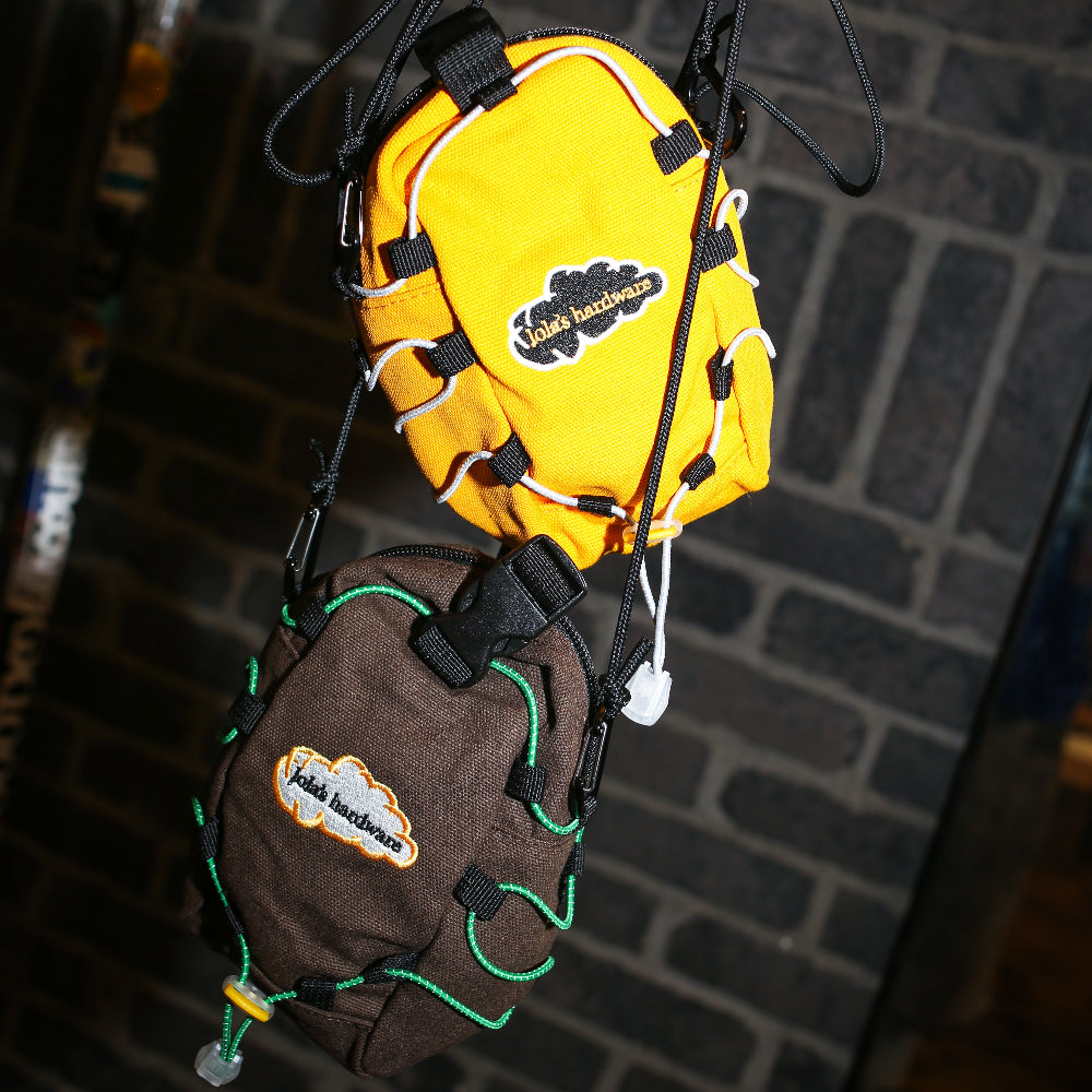 LOLA'S HARDWARE - CLOUD LOGO SHOULDER & WAIST BAG "Golden Yellow"