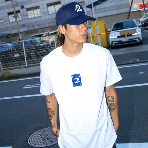 2 RISER PADS - Logo Tee "White"