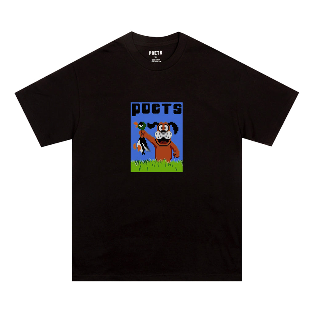 POETS - DUCK HUNT T-SHIRTS "BLACK"