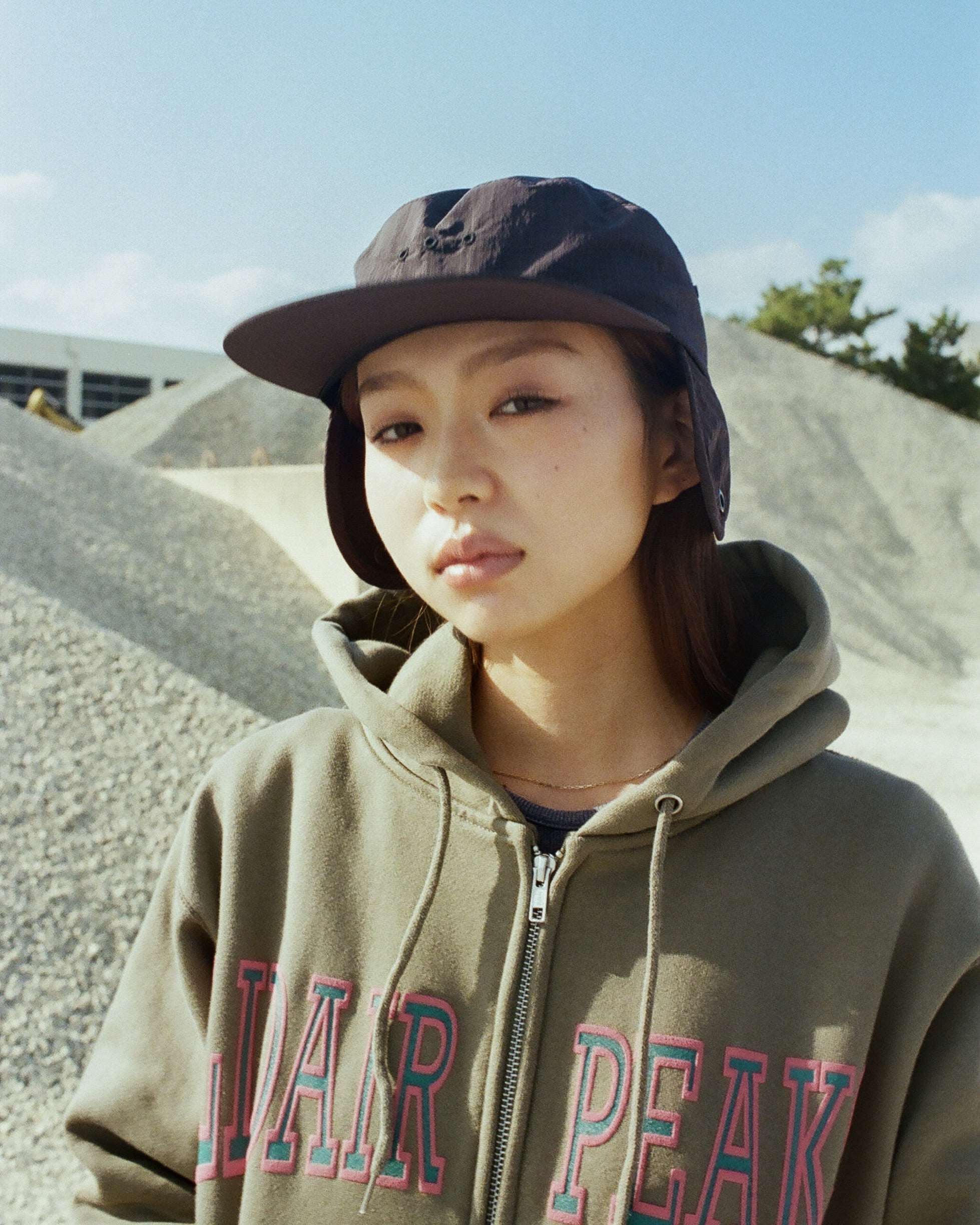 Lidairpeaks - Cylinder Flap Hat "Black"