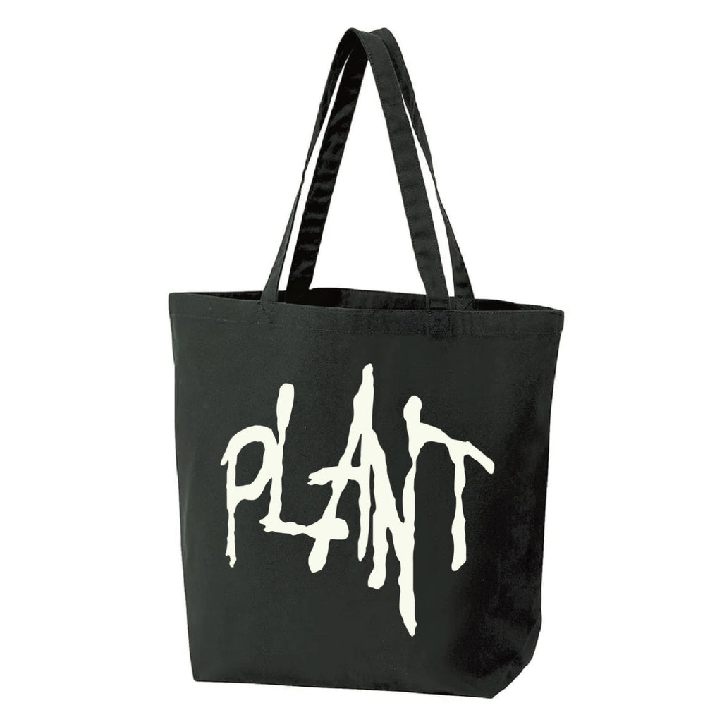 PLANT - Sccript Tote "Smoke Black / White"