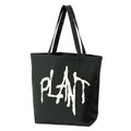 PLANT - Sccript Tote "Smoke Black / White"