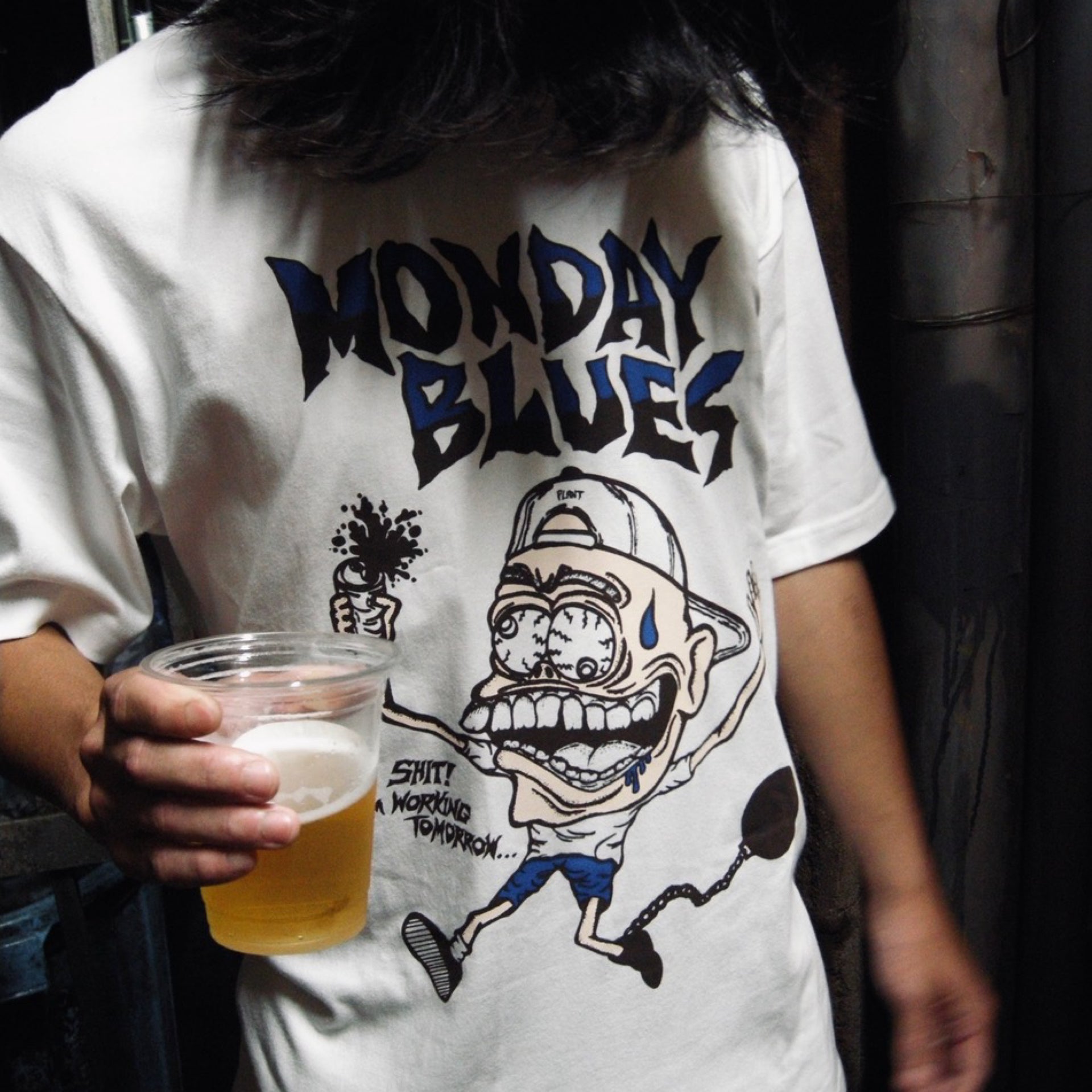 PLANT - Monday Blues Tee "White”