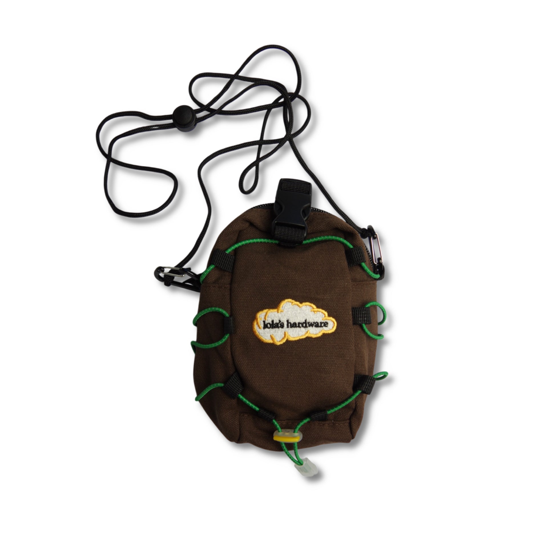 LOLA'S HARDWARE - CLOUD LOGO SHOULDER & WAIST BAG "Dark Brown"