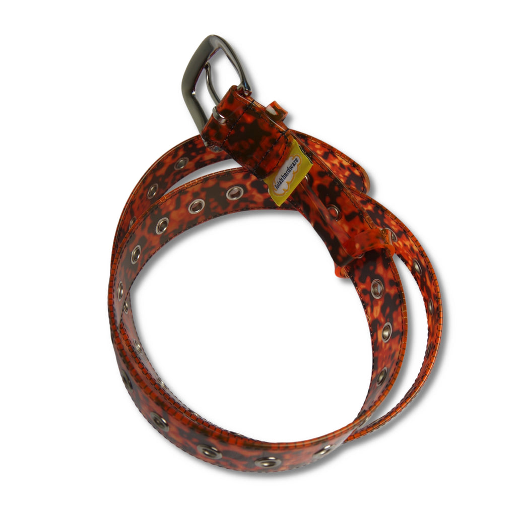 LOLA'S HARDWARE - FURY PVC BELT "Tiger Orange"