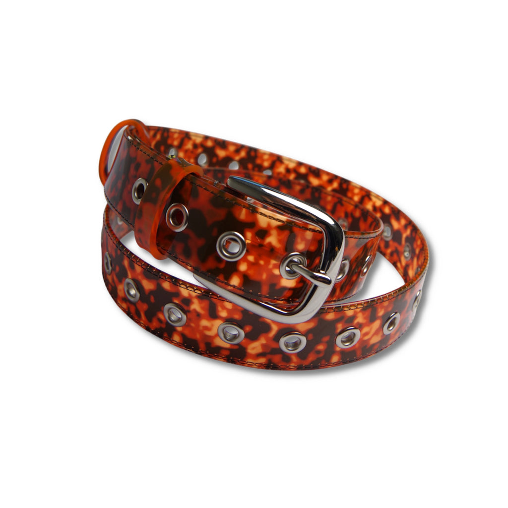 LOLA'S HARDWARE - FURY PVC BELT "Tiger Orange"