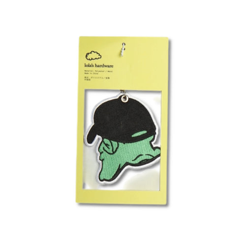 LOLA'S HARDWARE - GOBLIN EMBROIDERY KEYCHAIN "Green/Black"
