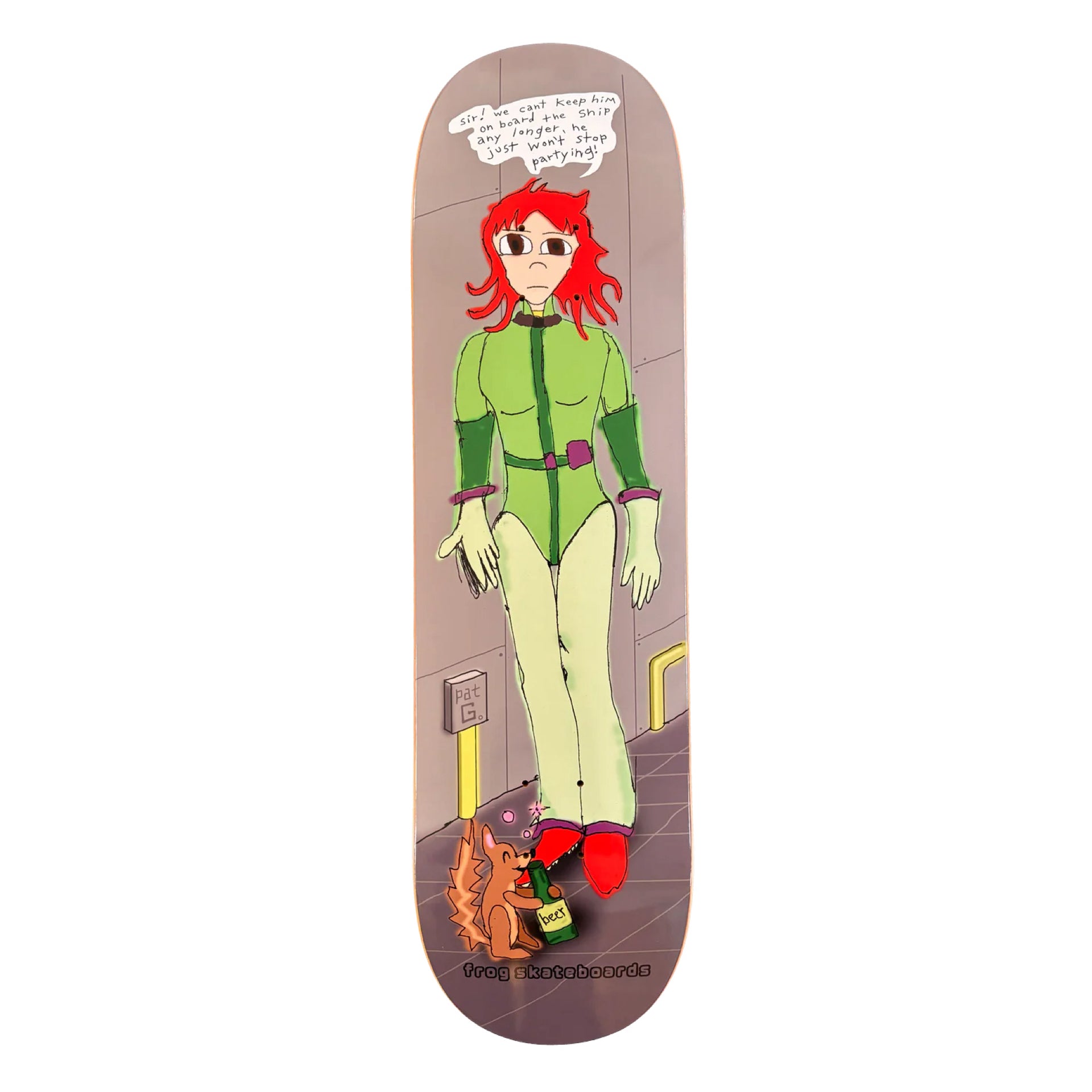 FROG SKATEBOARDS - Party Squirrel - Pat G "8.5"