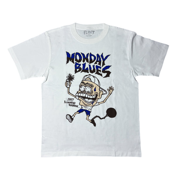 PLANT - Monday Blues Tee "White”