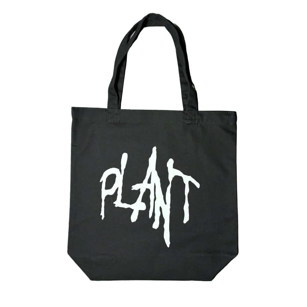 PLANT - Sccript Tote "Smoke Black / White"