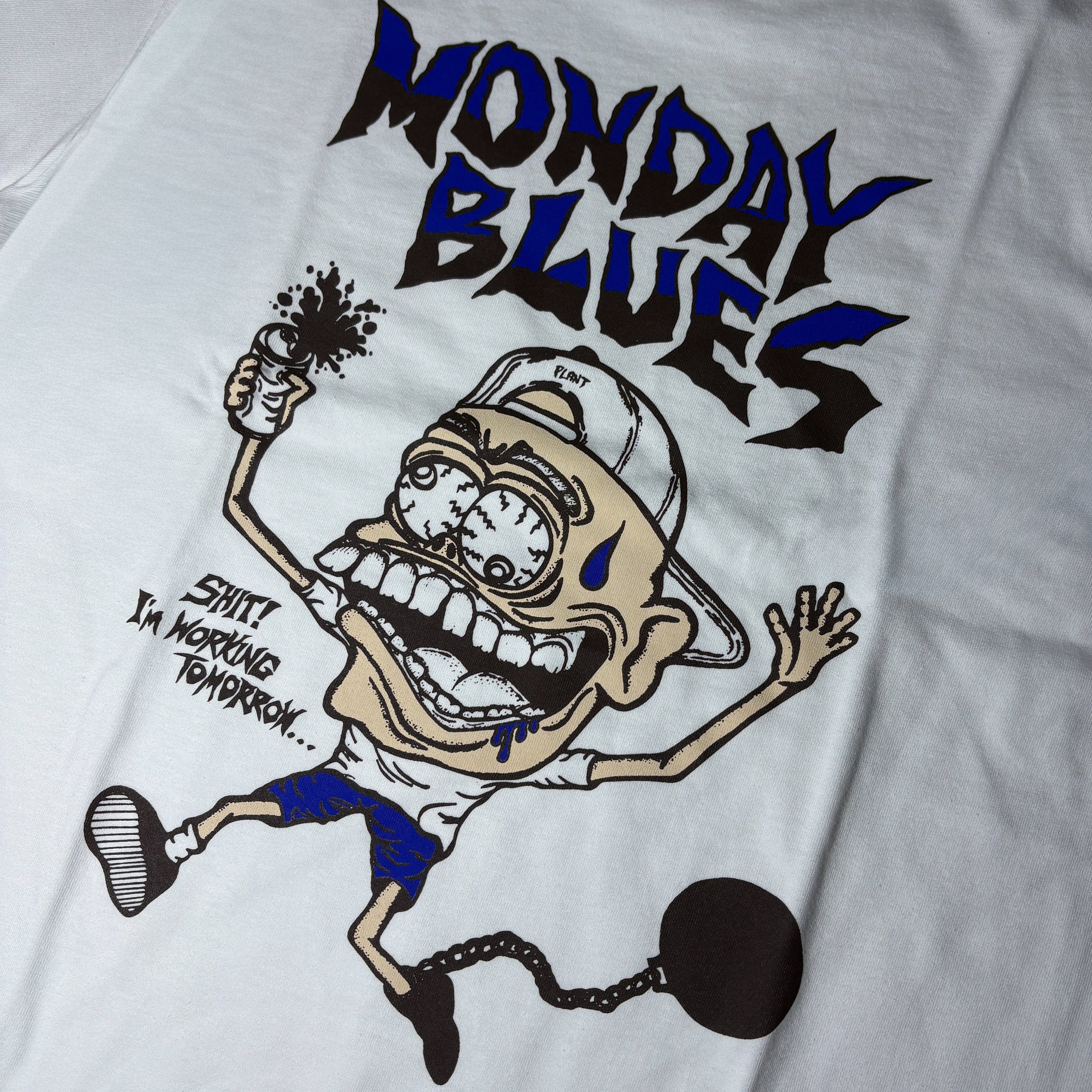 PLANT - Monday Blues Tee "White”
