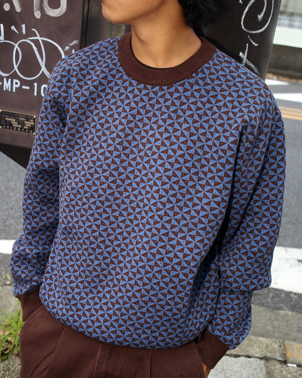 QUASI - Trig Sweater "Blue"