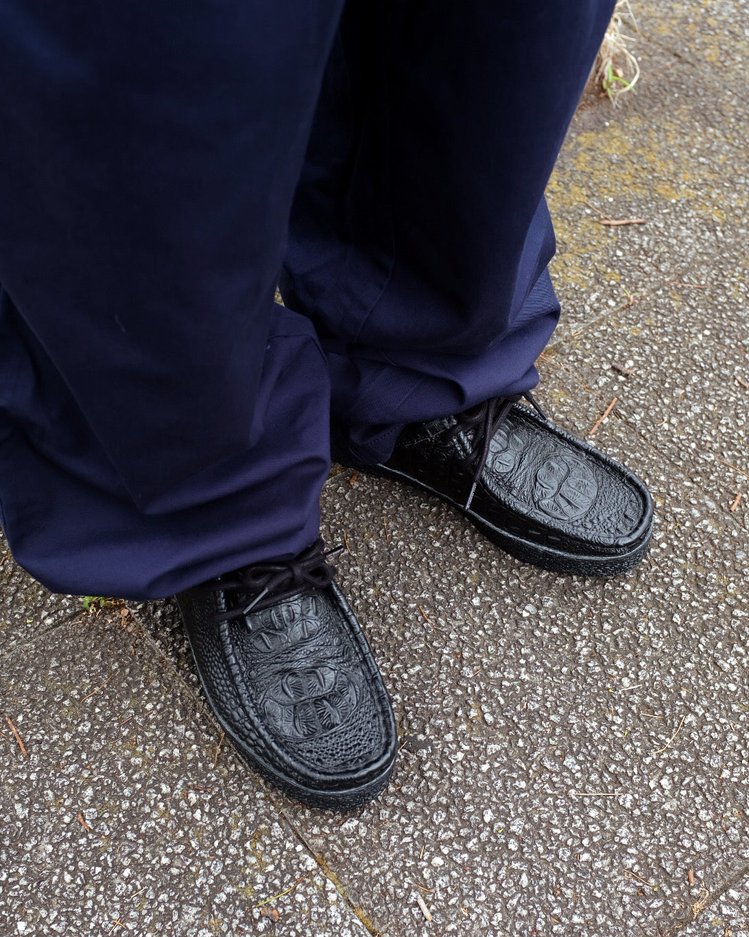 Last Resort AB - VM006 Lo Moc "Black Croc/Black"