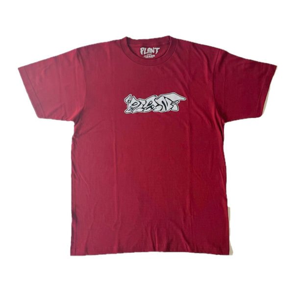 PLANT GRIP - Plantpia Tee "Burgundy"