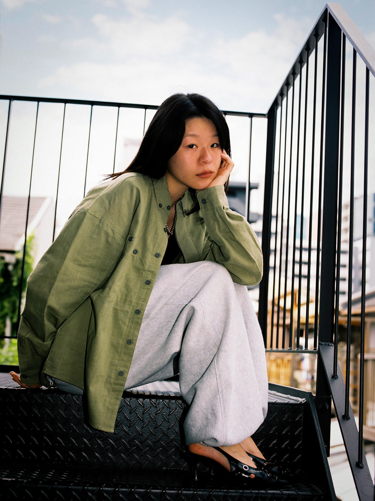Lidairpeaks - Interval Shirts "Sage"