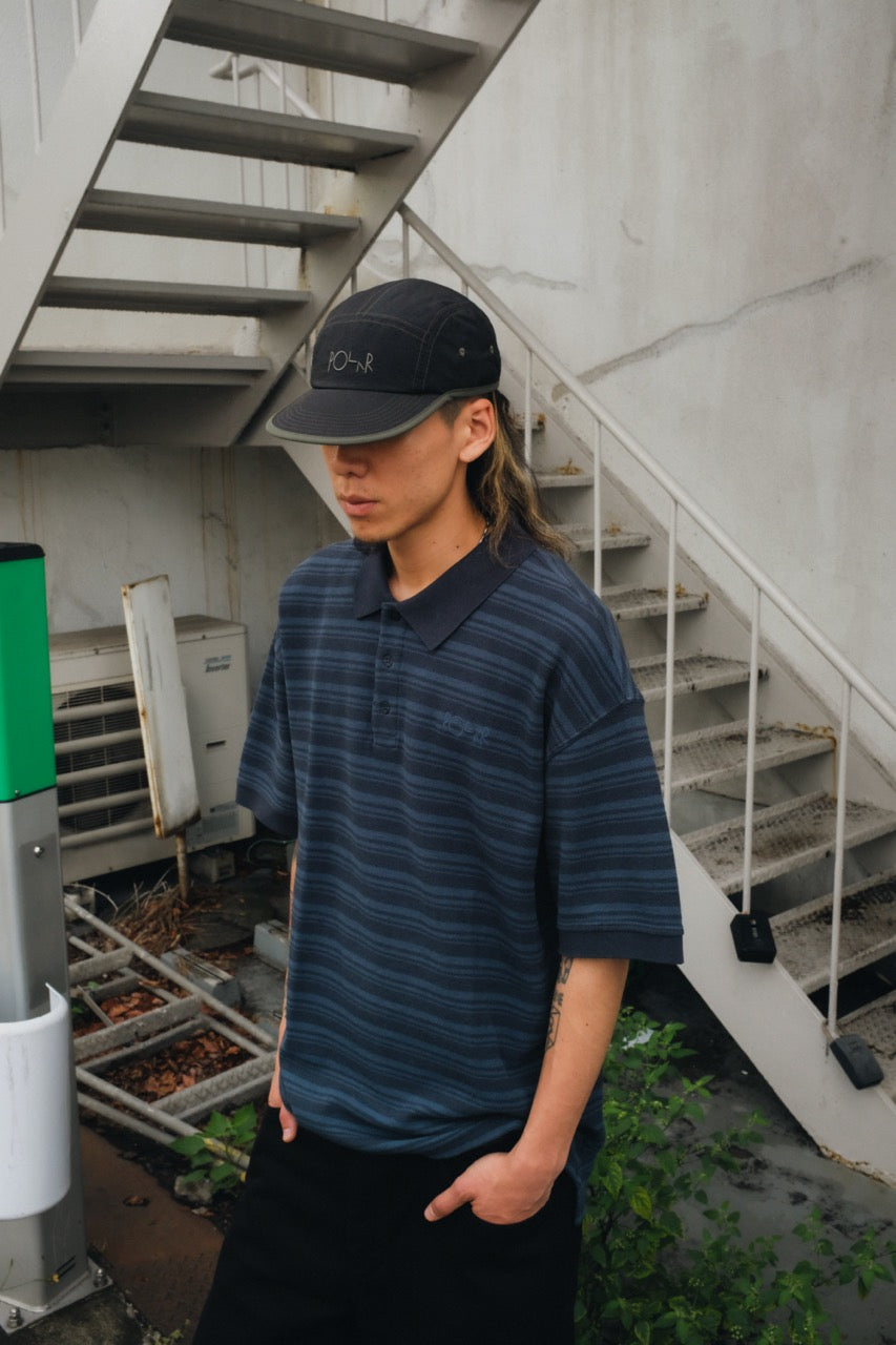 POLAR - Surf Polo Shirt | Stripe "Neptune Blue"