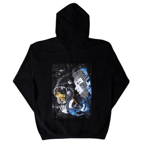 PLANT - "Goal" Zip Hoodie "Black"