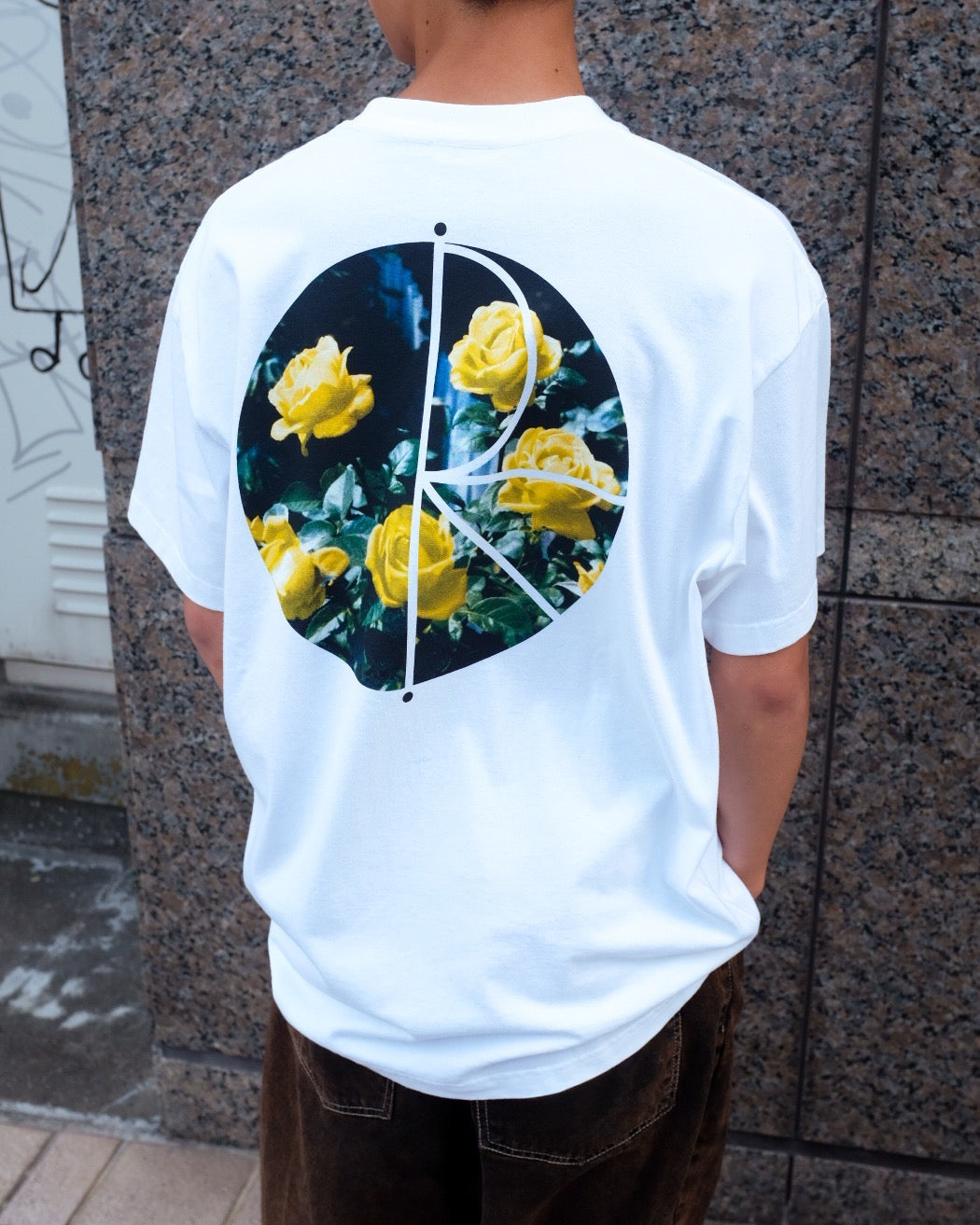 POLAR - Fill Logo Tee | Märtas Roses  "White”
