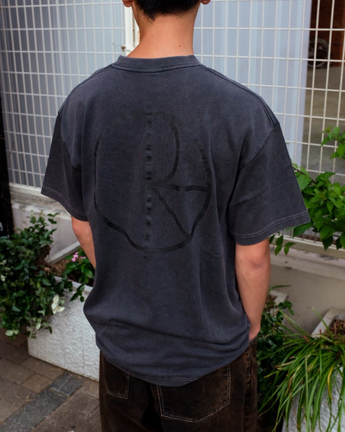 POLAR - Contrast Tee | Stroke Logo "Silver Black/Black"