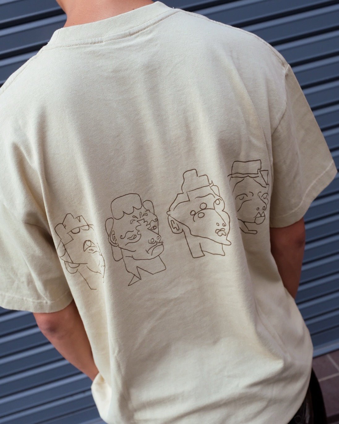 POLAR - Contrast Tee | 8 Heads "Sand/Brown"