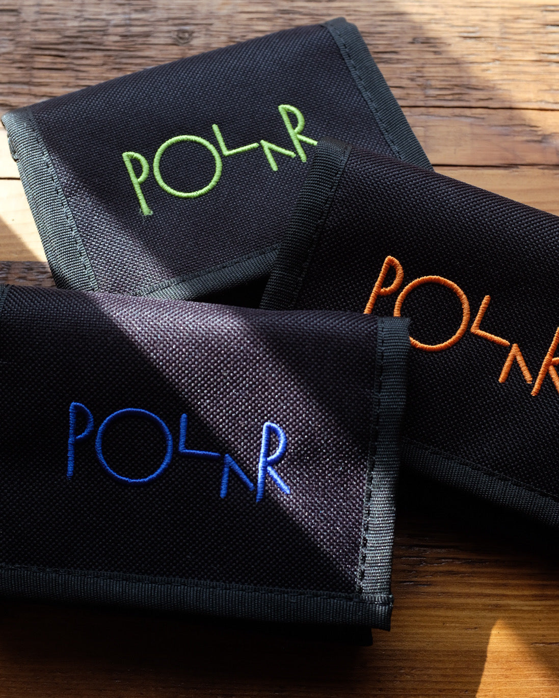 POLAR - Key Wallet | Script Logo "Black/Blue"