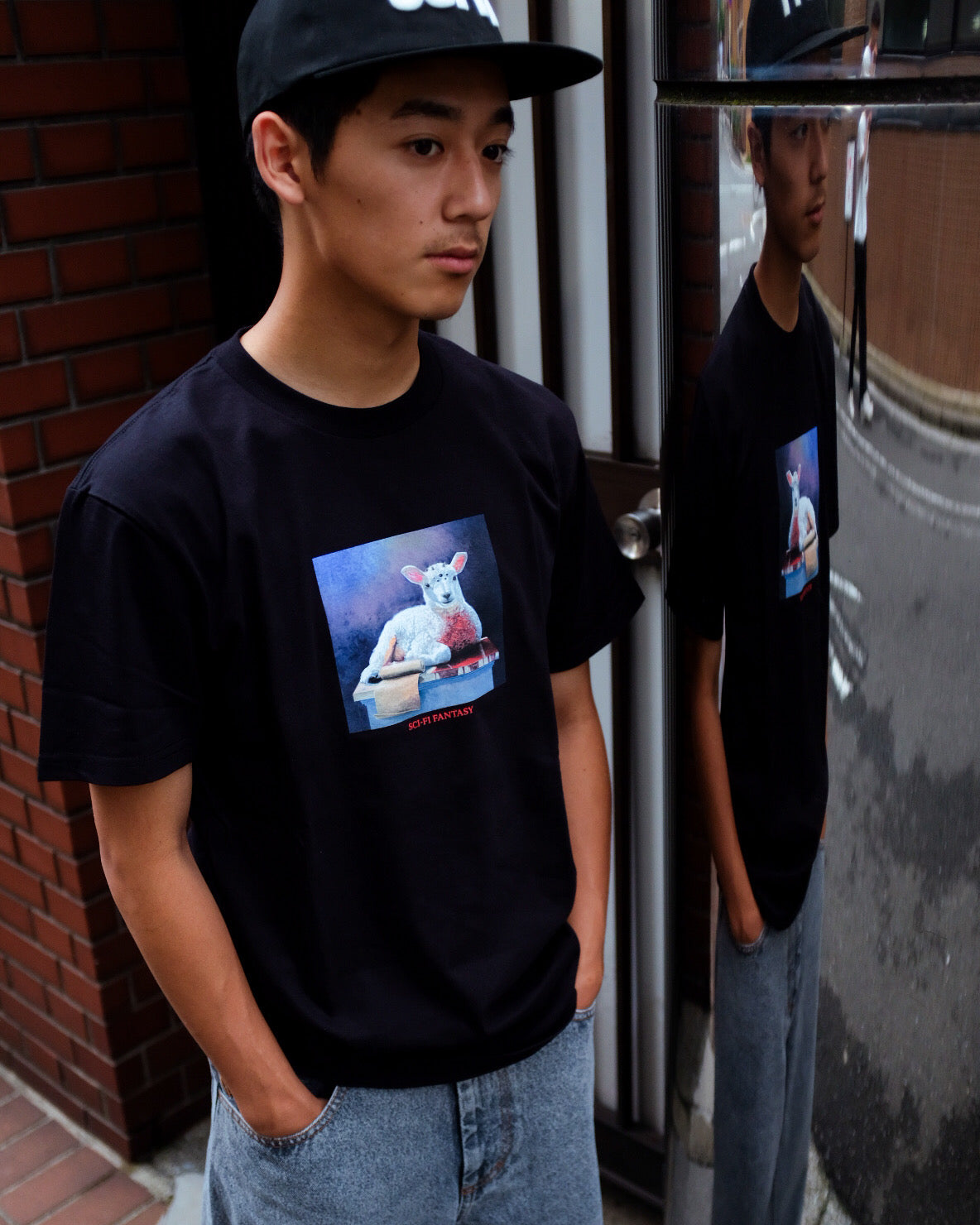 SCI-FI FANTASY - LAMB TEE "BLACK"