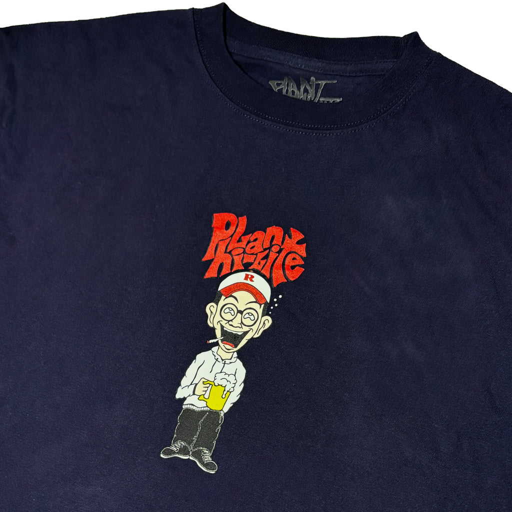 PLANT x HI-LITE - JUST WANNA HAVE FUN TEE "Navy"