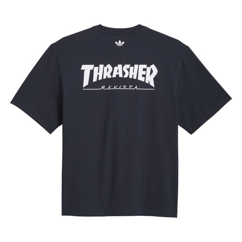 ADIDAS SKATEBOARDING - THRASHER x AFA TEE "Navy"