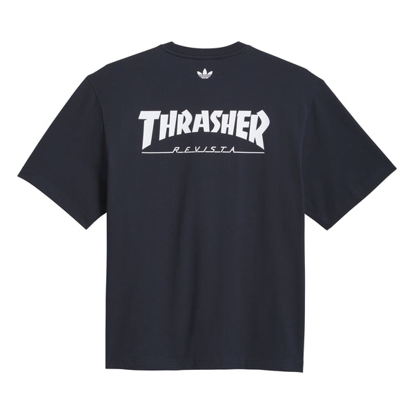 ADIDAS SKATEBOARDING - THRASHER x AFA TEE "Navy"