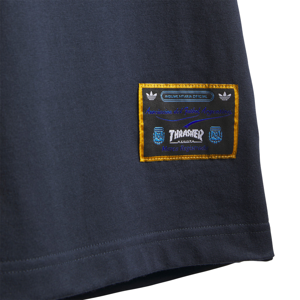 ADIDAS SKATEBOARDING - THRASHER x AFA TEE "Navy"