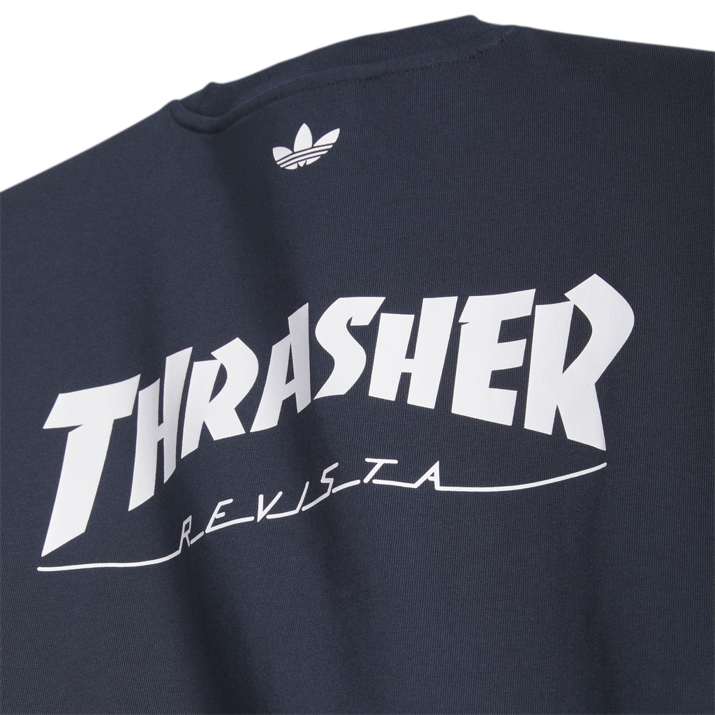 ADIDAS SKATEBOARDING - THRASHER x AFA TEE "Navy"