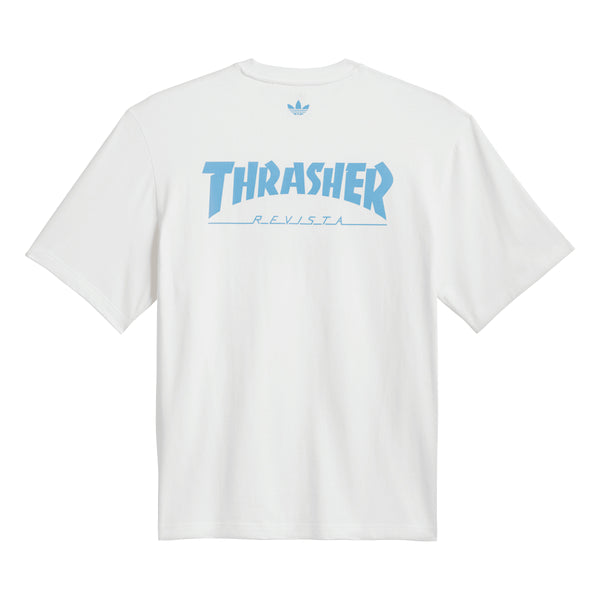 ADIDAS SKATEBOARDING - THRASHER x AFA TEE "White"