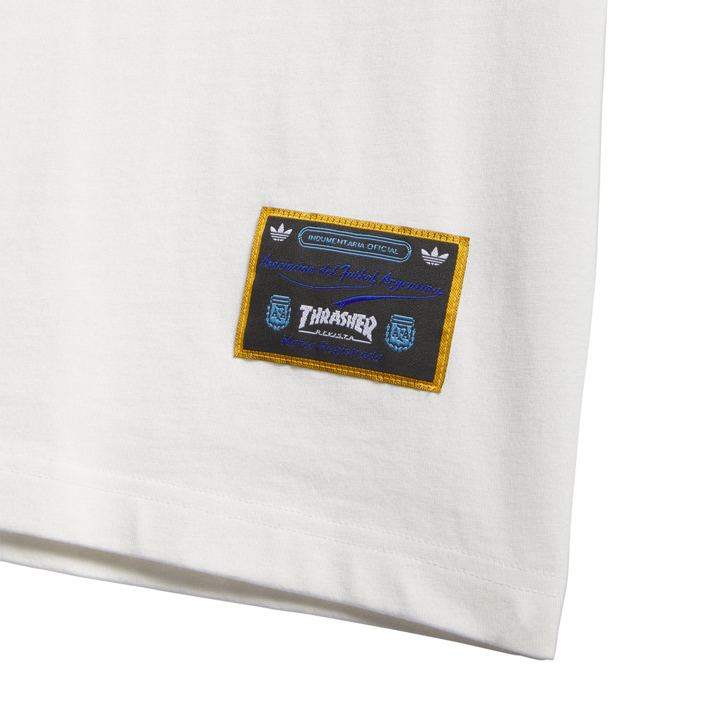 ADIDAS SKATEBOARDING - THRASHER x AFA RINGER TEE "White"