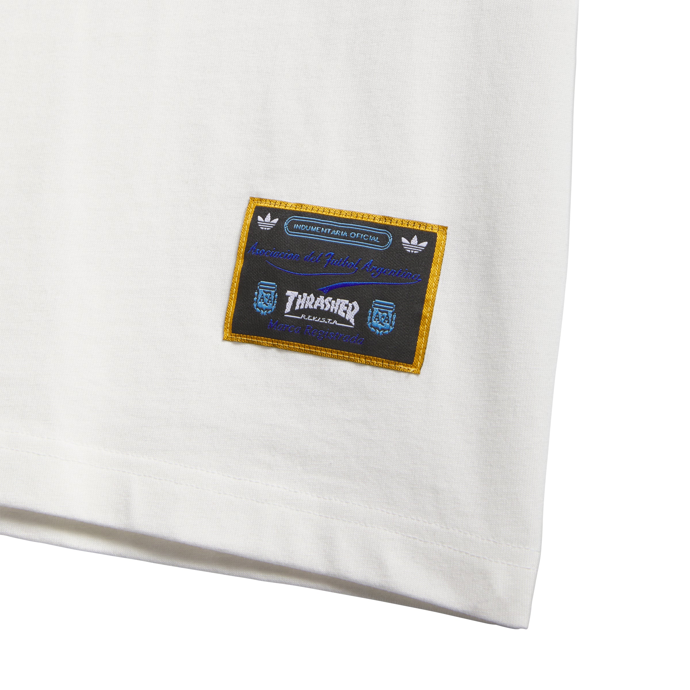 ADIDAS SKATEBOARDING - THRASHER x AFA RINGER TEE "White"