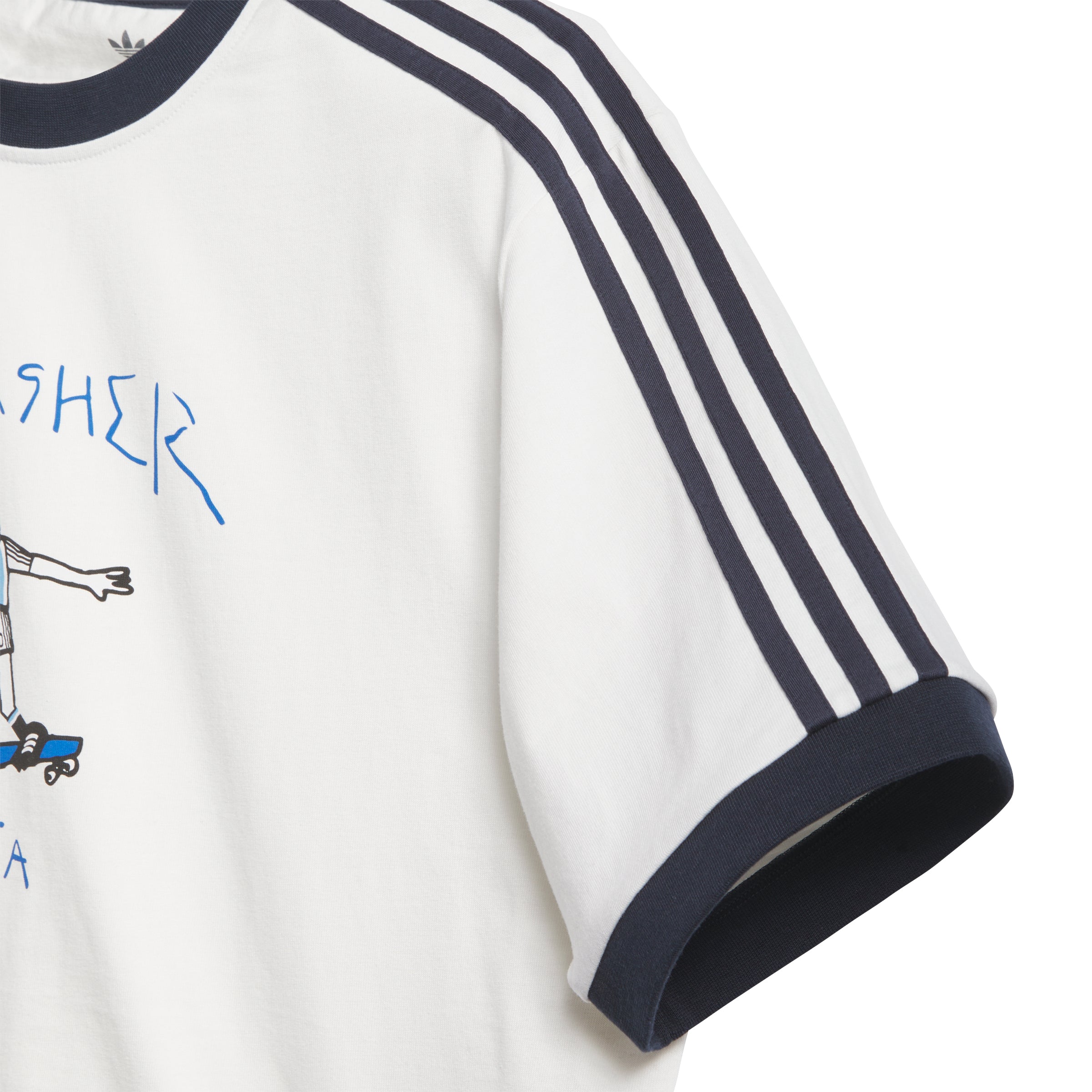ADIDAS SKATEBOARDING - THRASHER x AFA RINGER TEE "White"