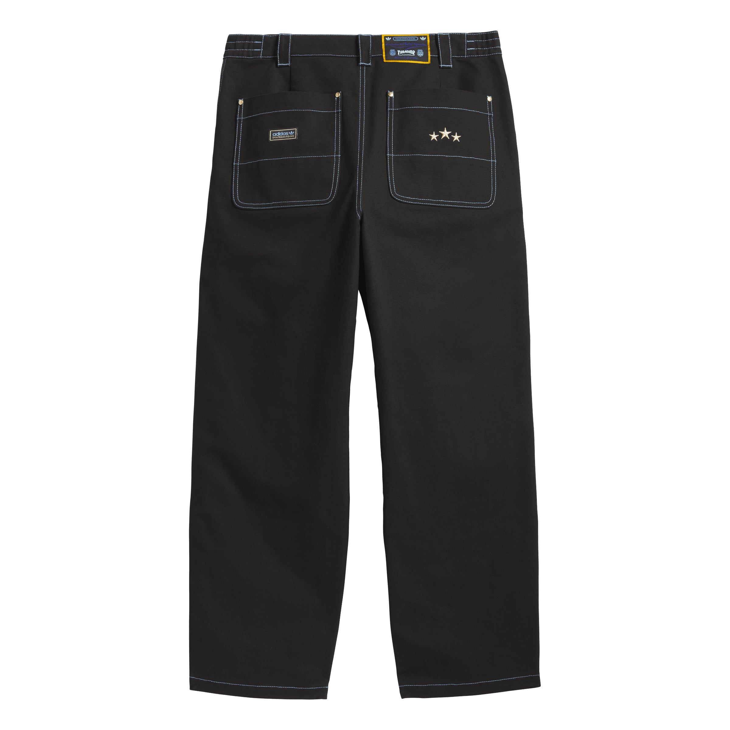 ADIDAS SKATEBOARDING - THRASHER x AFA CHINO "Black"