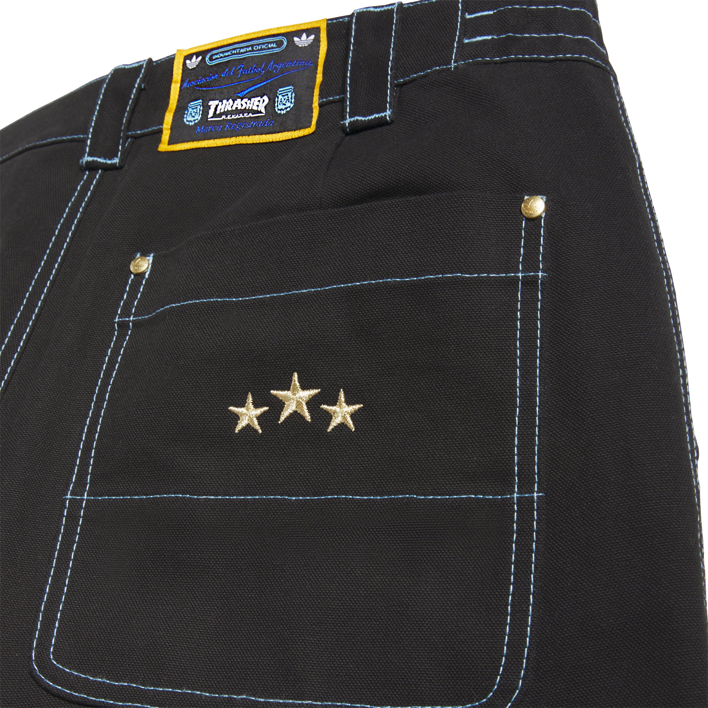 ADIDAS SKATEBOARDING - THRASHER x AFA CHINO "Black"