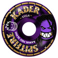 SPITFIRE WHEELS - "KADER SYLLA" F4 Radial Full 99DU 56mm "Black/Purple Swirl"